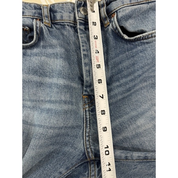 Zara The New Slim Women's Distressed Jeans Size 4 Medium Wash - Picture 9 of 10